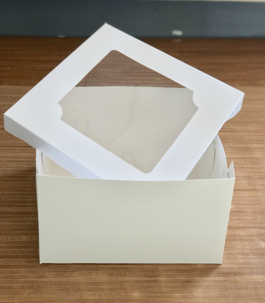 10″ square, 6″ tall cake box – KaliPack